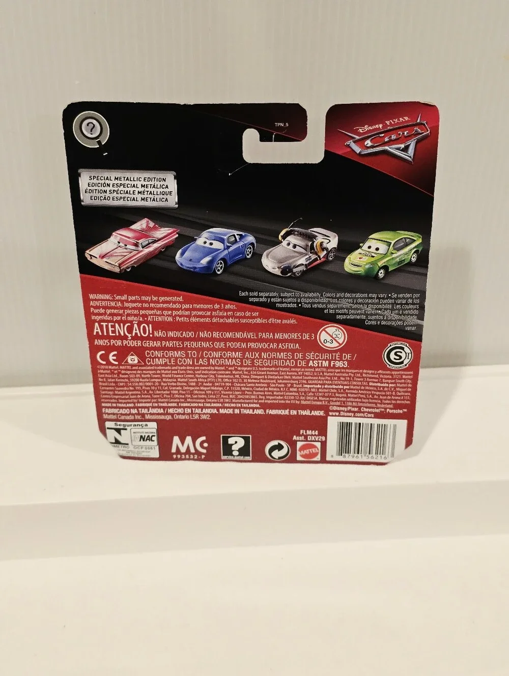 Disney Pixar Cars Metallic Rex Revler Special Edition Scavenger Hunt New